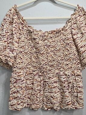 Old Navy Smocked Off-Shoulder Peplum